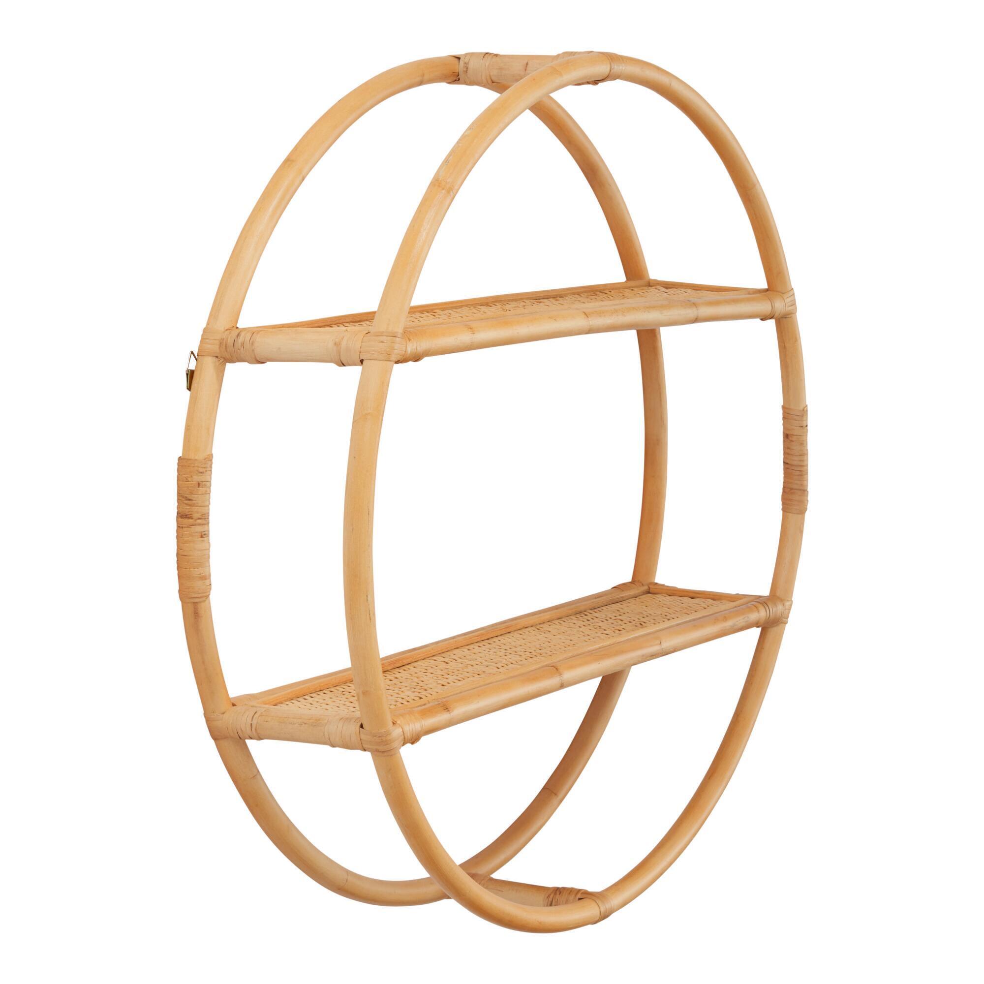 Round Rattan Hanging Shelf SH558144